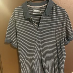 Eddie Bauer Striped Men’s Large Polo